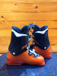 LYŽE ROSSIGNOL PURSUIT JR 120CM + LYŽIARKY SALOMON T3 ORANGE 23MP